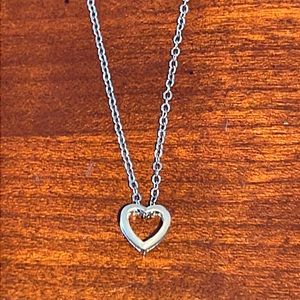 Minimalist Cut-Out Heart Necklace